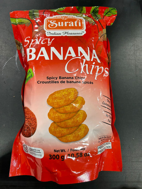 Surati Banana Spicy Chips 300G