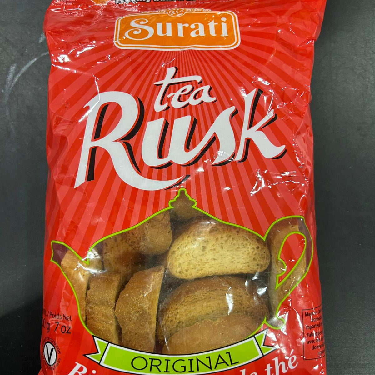 Surati Tea Rusk Surati Tea Rusk Orignal 200G – Utsav Supermarket