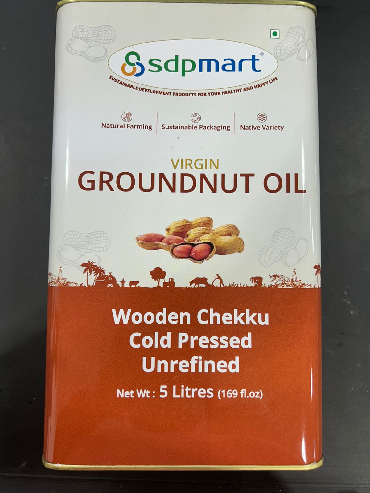 SDP VIRGIN GROUNDNUT OIL 5L