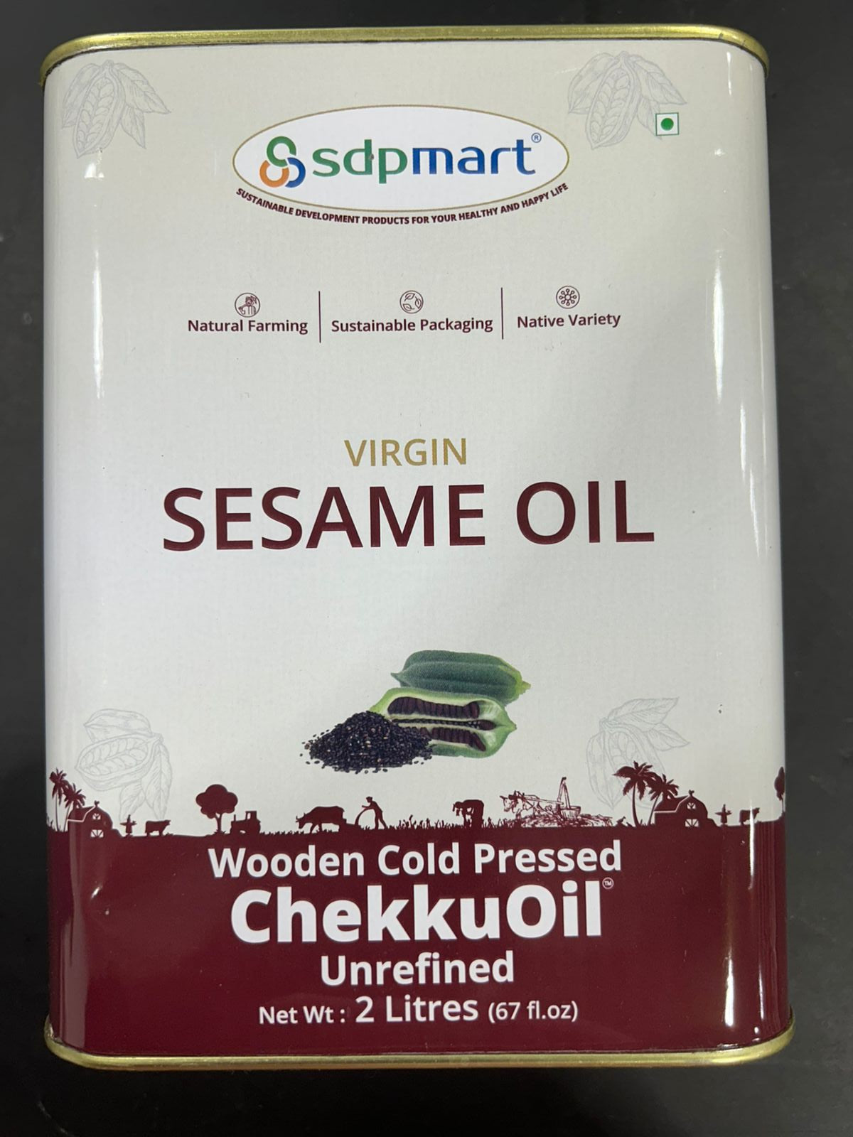 SDP VIRGIN SESAME OIL 2L