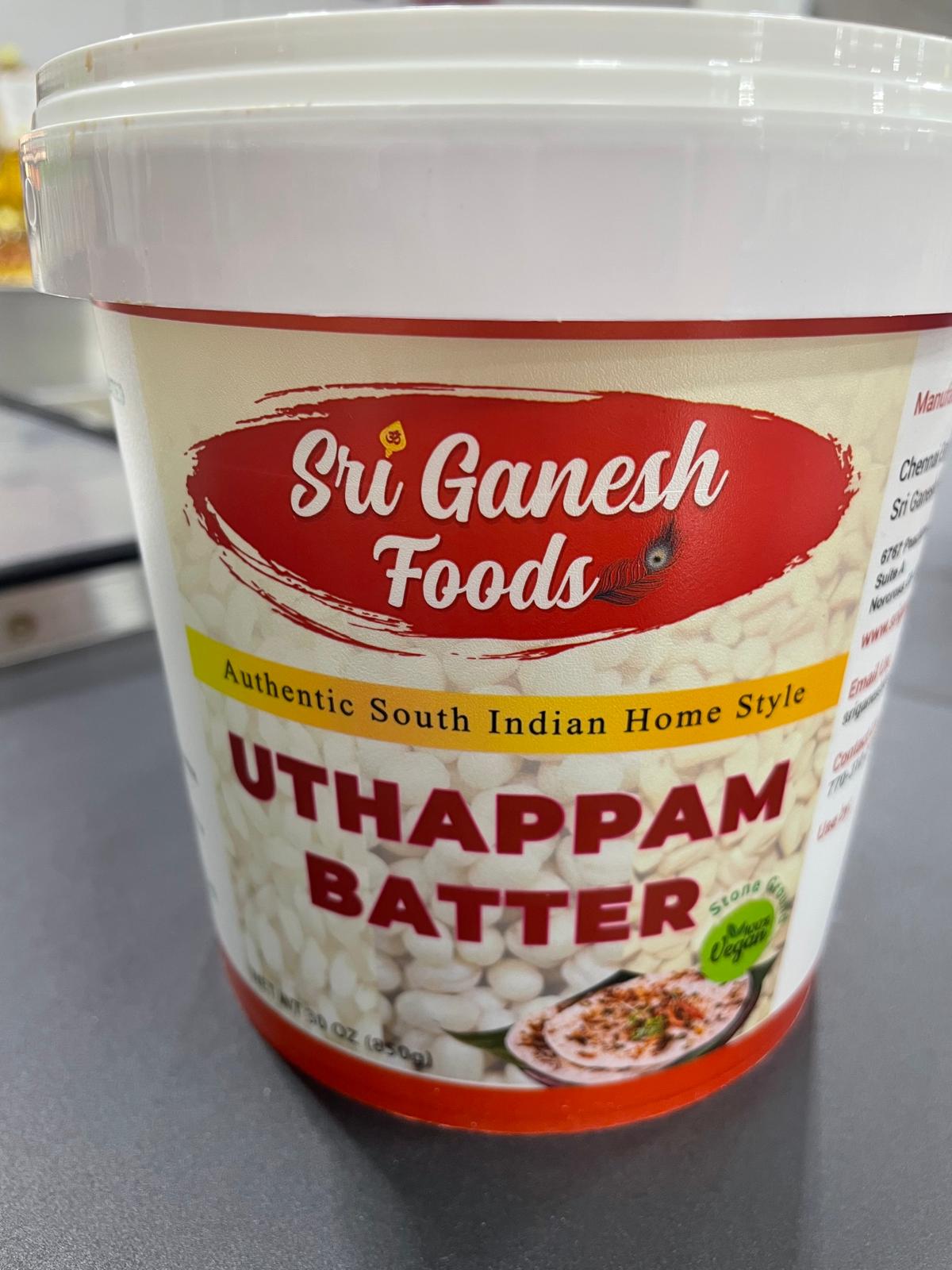 Sri Ganesh Ganesh Uthappam Batter 30Oz