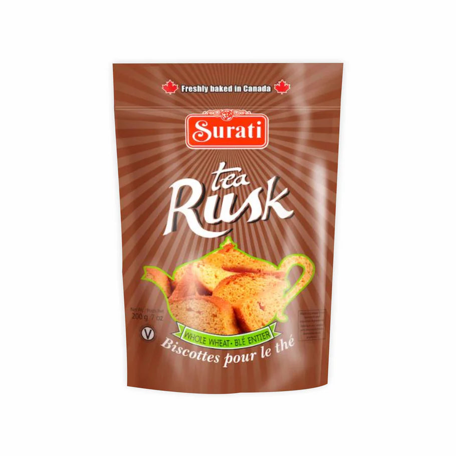 Surati Tea Rusk Surati Tea Rusk Whole Wheat 200G – Utsav Supermarket