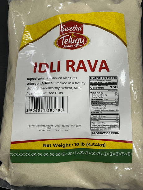Telugu IDLI RAVA 10LB