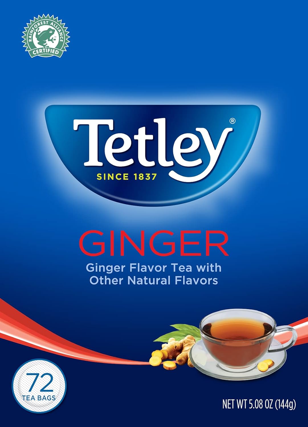 Tetley Ginger 72Oct
