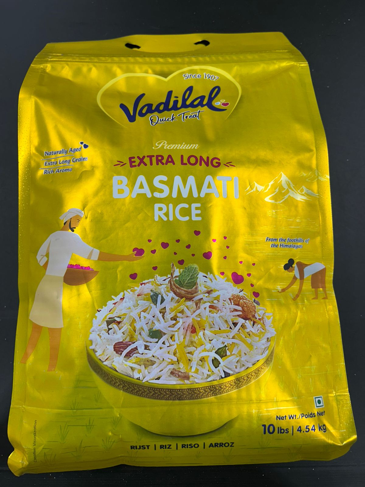 Vadilal Extra Long Basmati Rice 10Lb