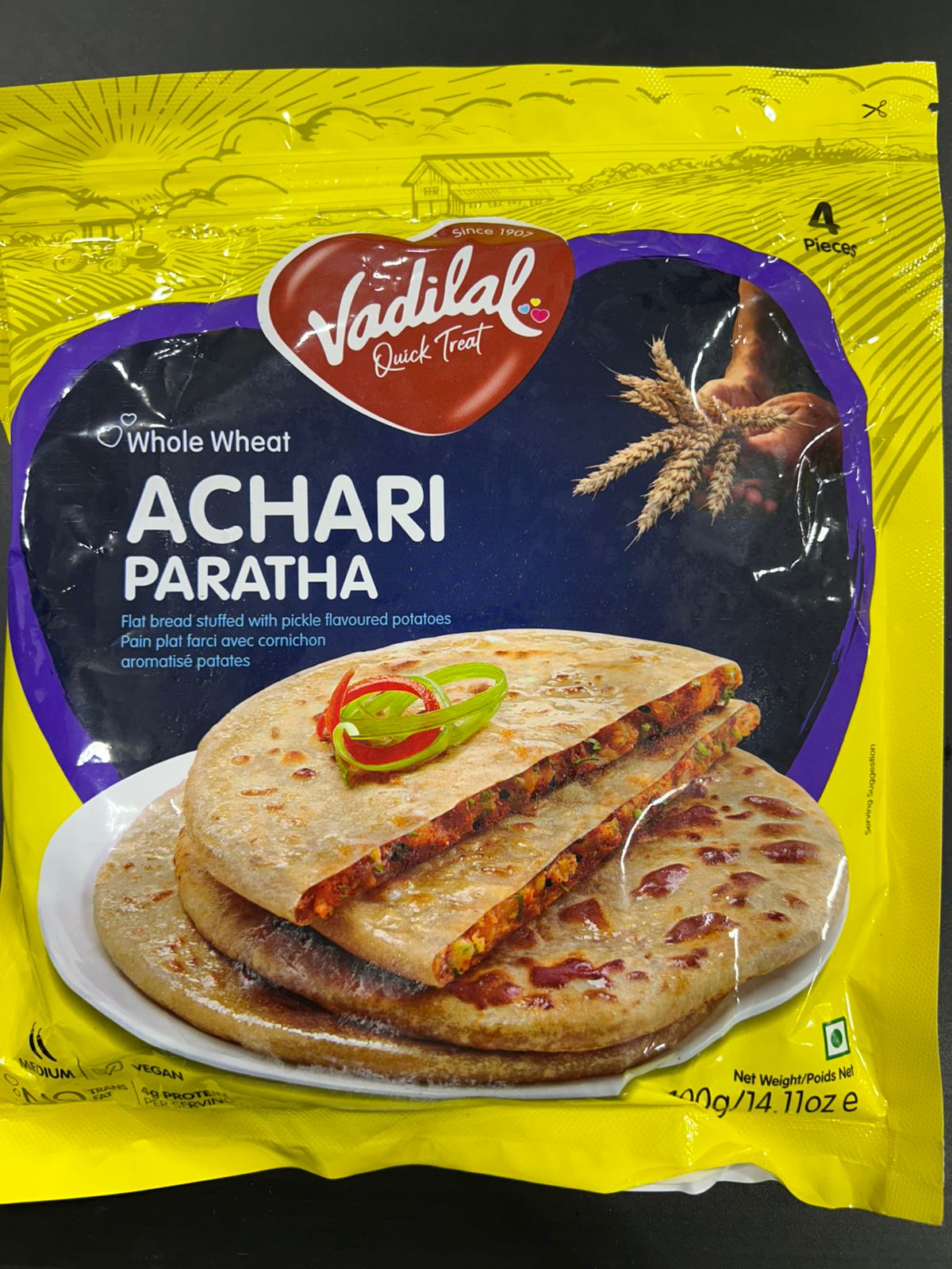 Vadilal ACHARI PARATHA 400G