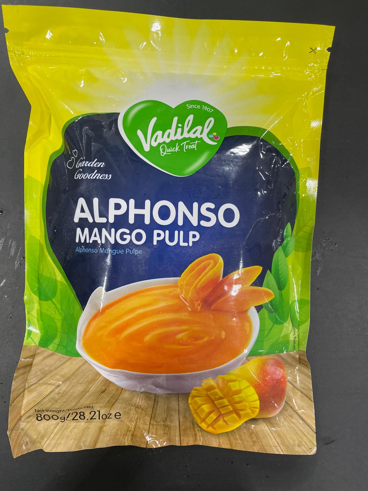 Vadilal Alps Mango Plp 800G