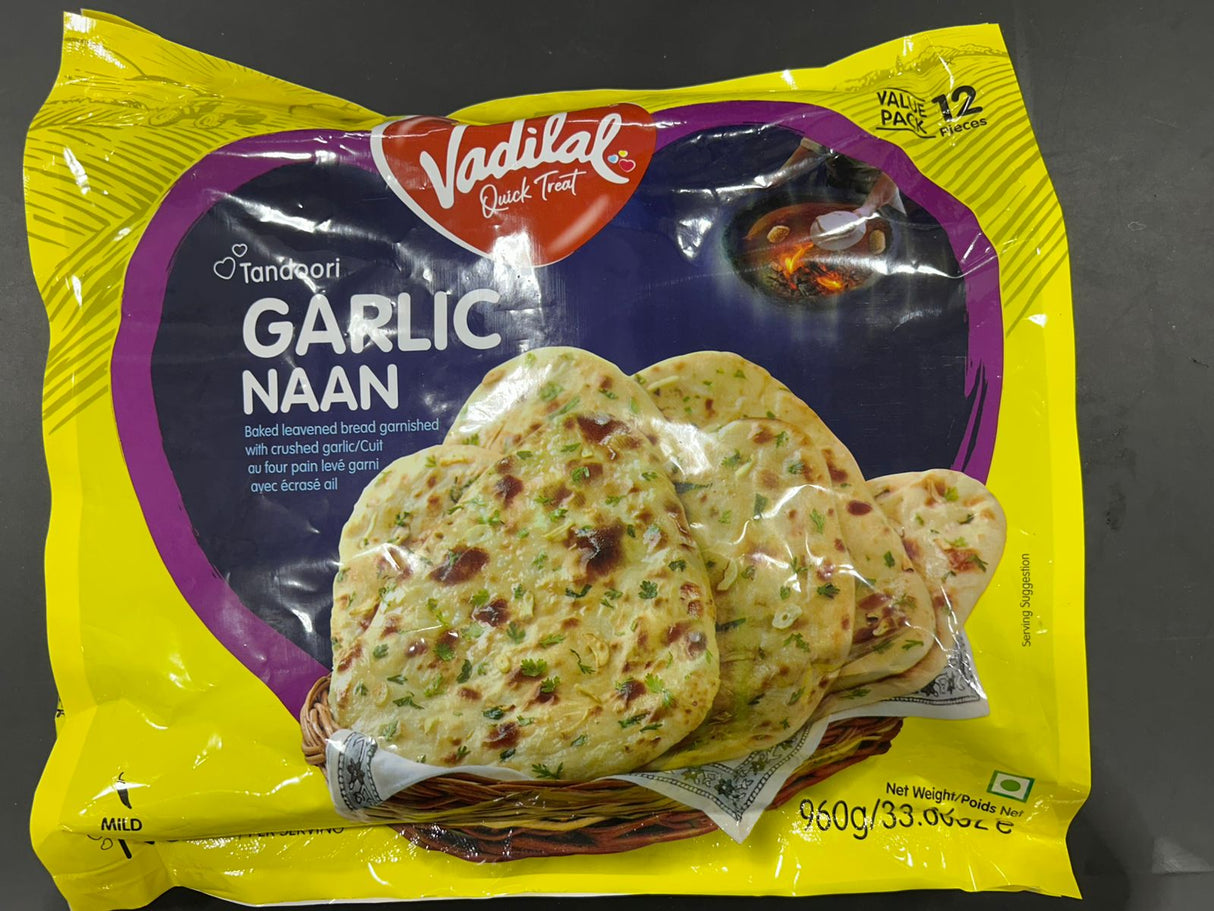 Vadilal Bulk Garlic Naan 12P
