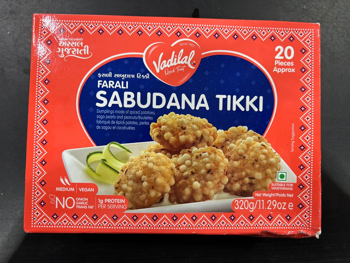 Vadilal  FARALI SABDN TIKKI 320G
