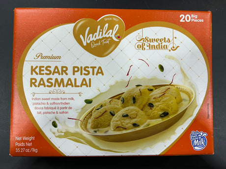 Vadilal KESAR PISTA RASMALAI 1KG