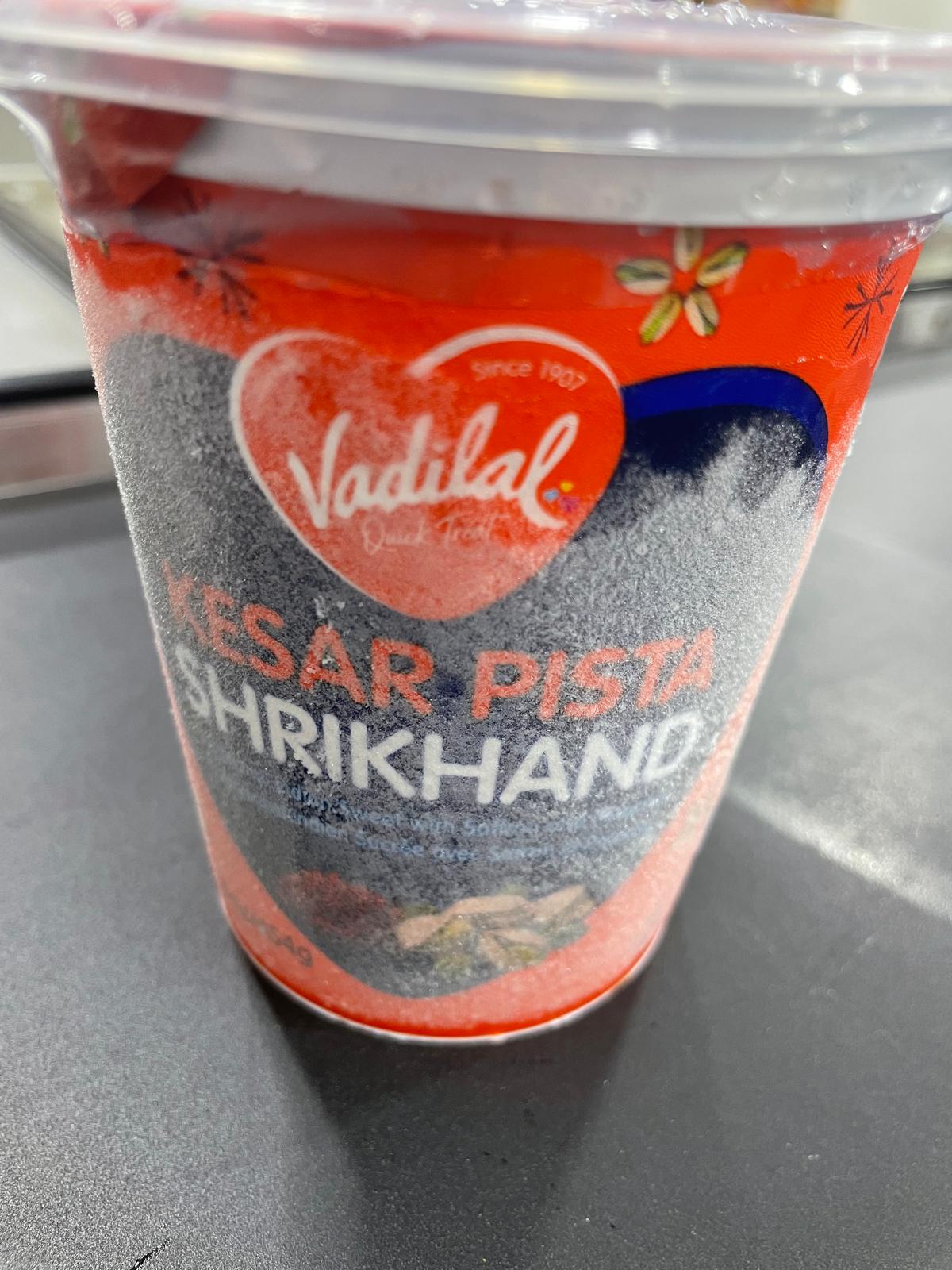 Vadilal Kesar Pista Shrkhand 454G