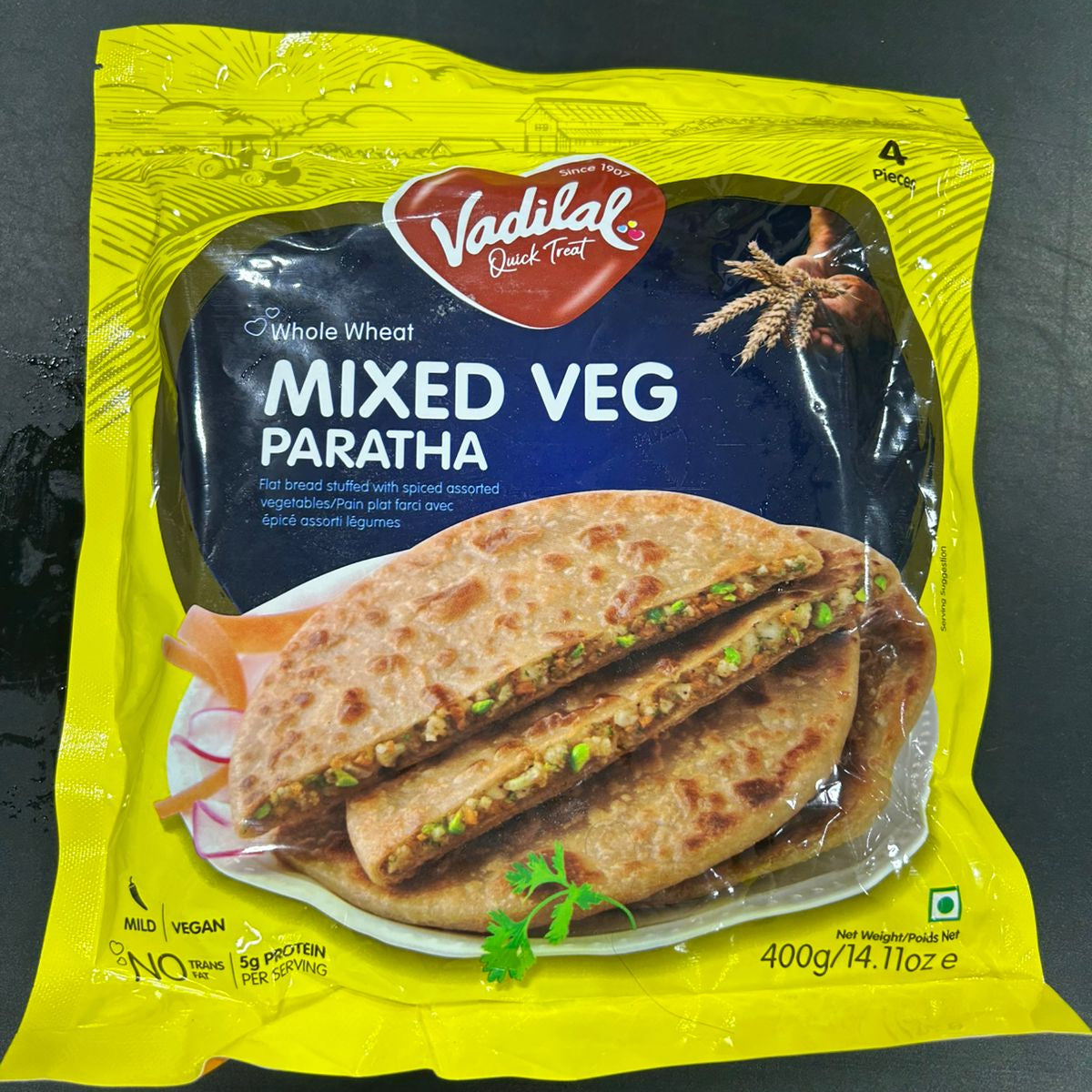 Vadilal Mixed Veg Paratha 400G – Utsav Supermarket