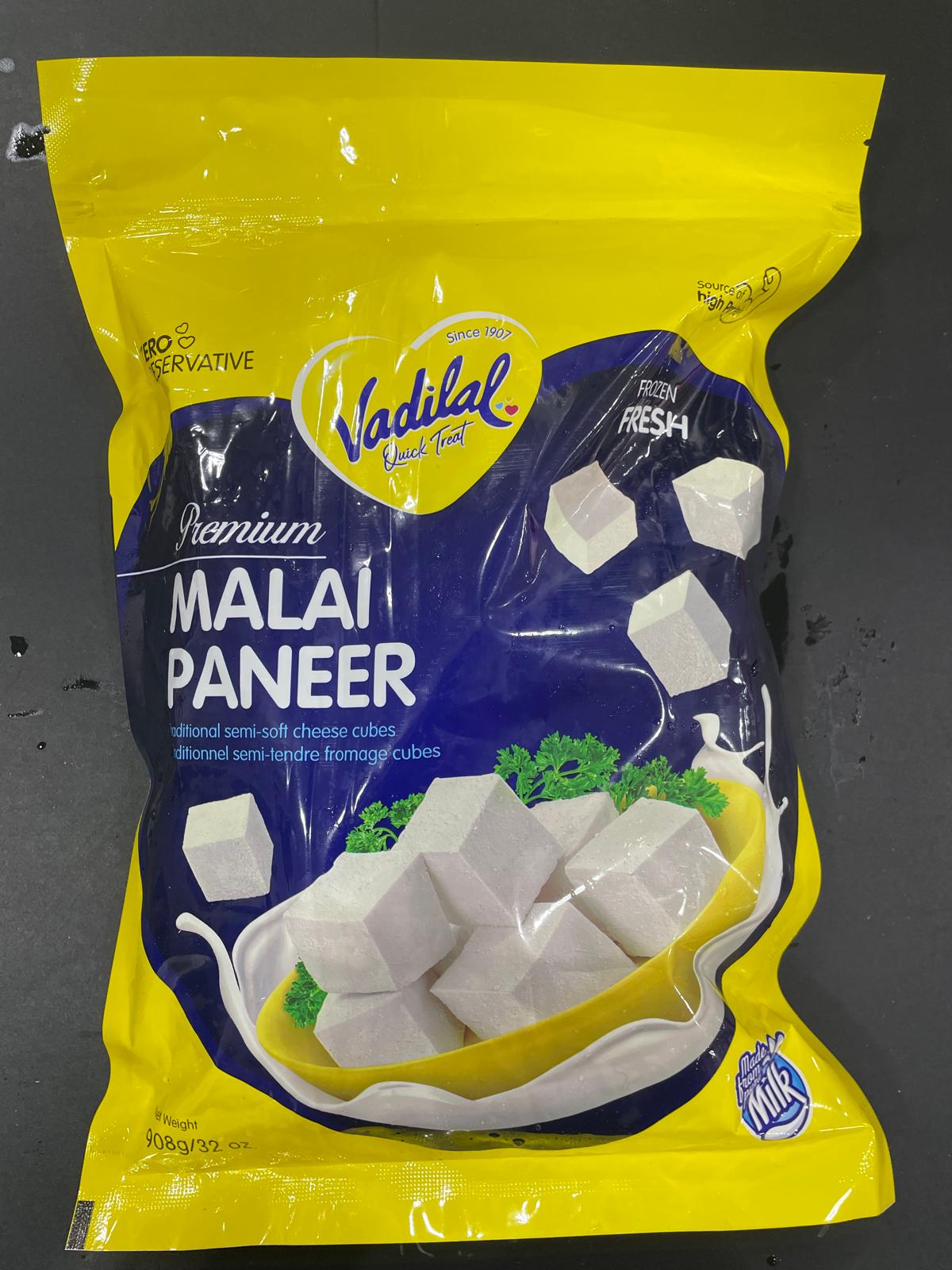 Vadilal Malai Paneer Cube 908G