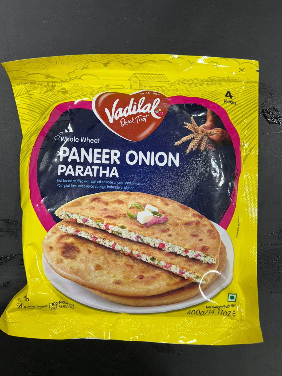Vadilal Paneer Onion Paratha 4Pc