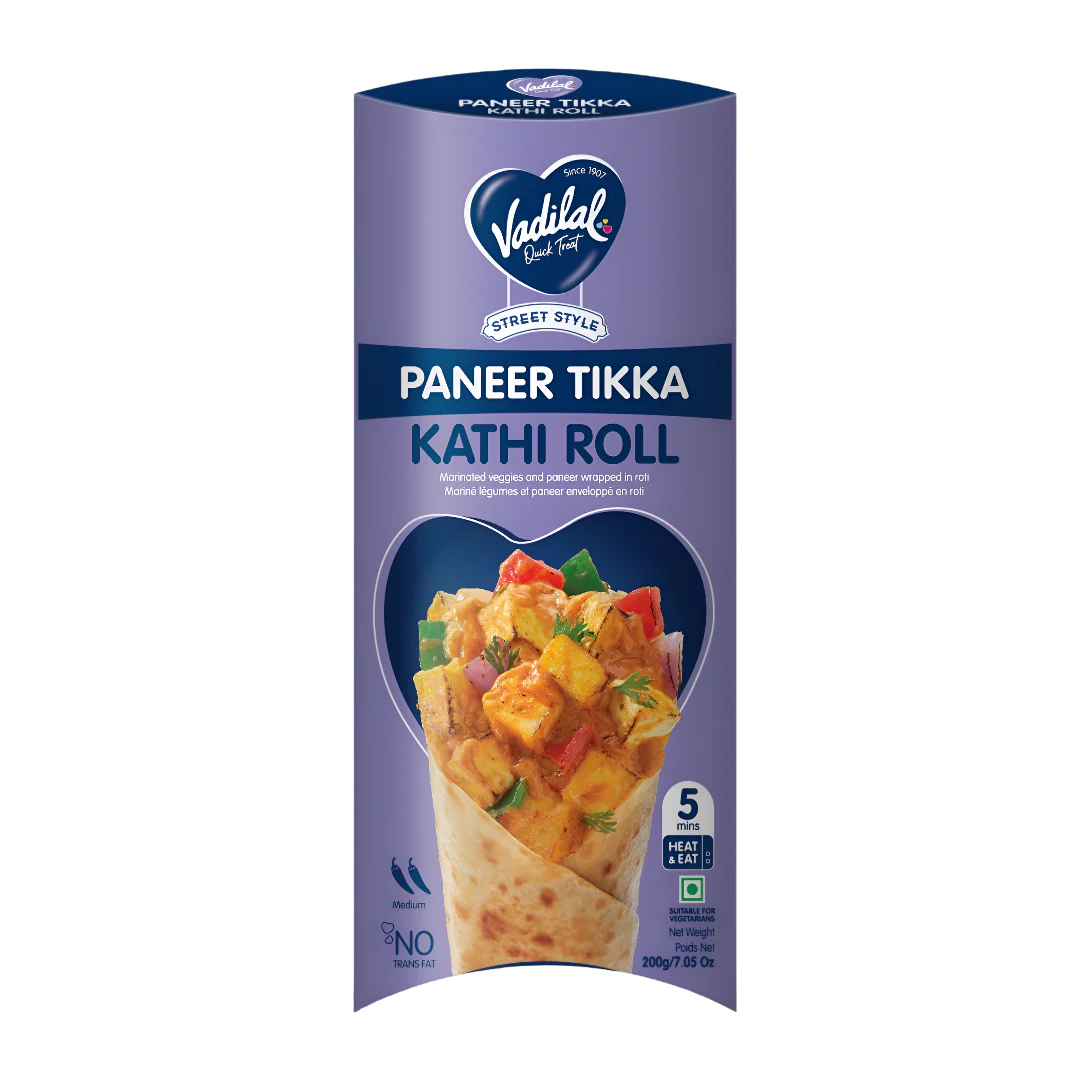 Vadilal Paneer Tikka K Roll200G