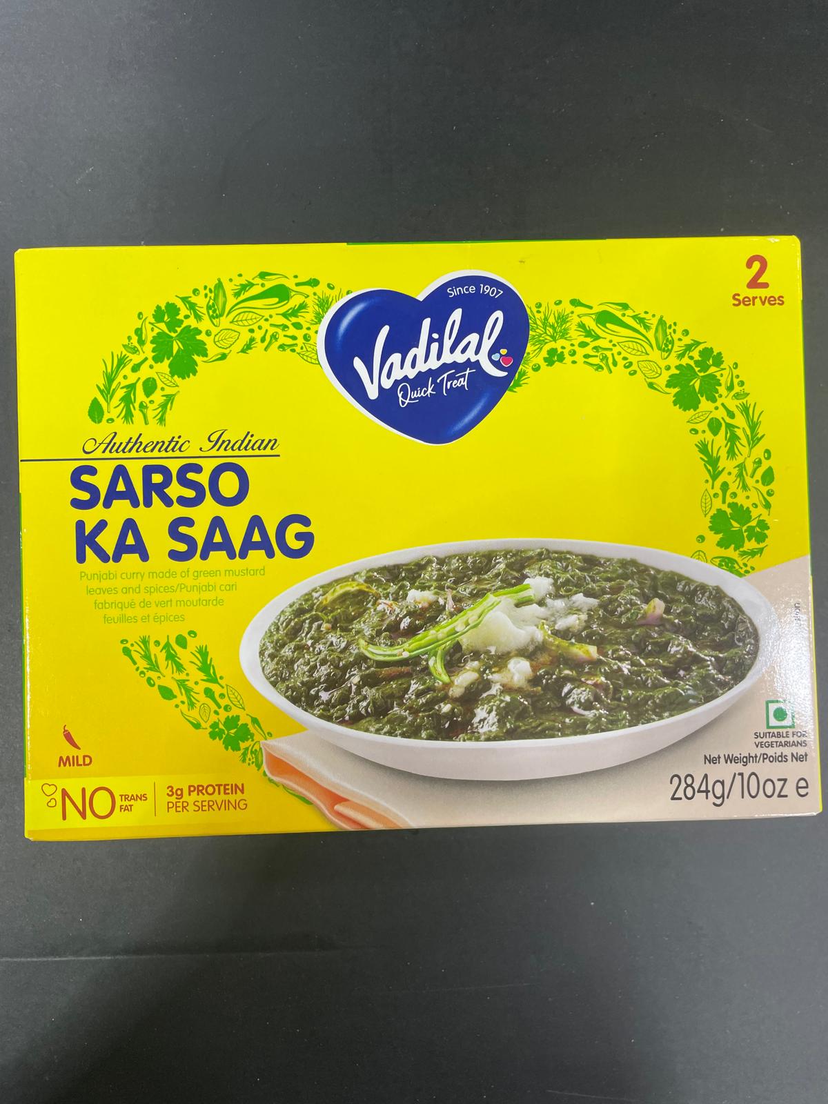 Vadilal SARSO KA SAAG 284G
