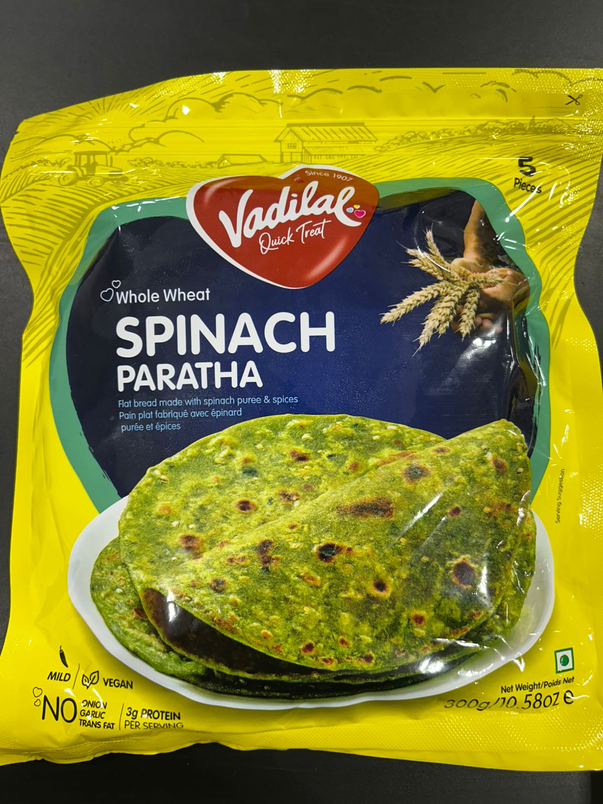 Vadilal SPINACH PARATHA 5P