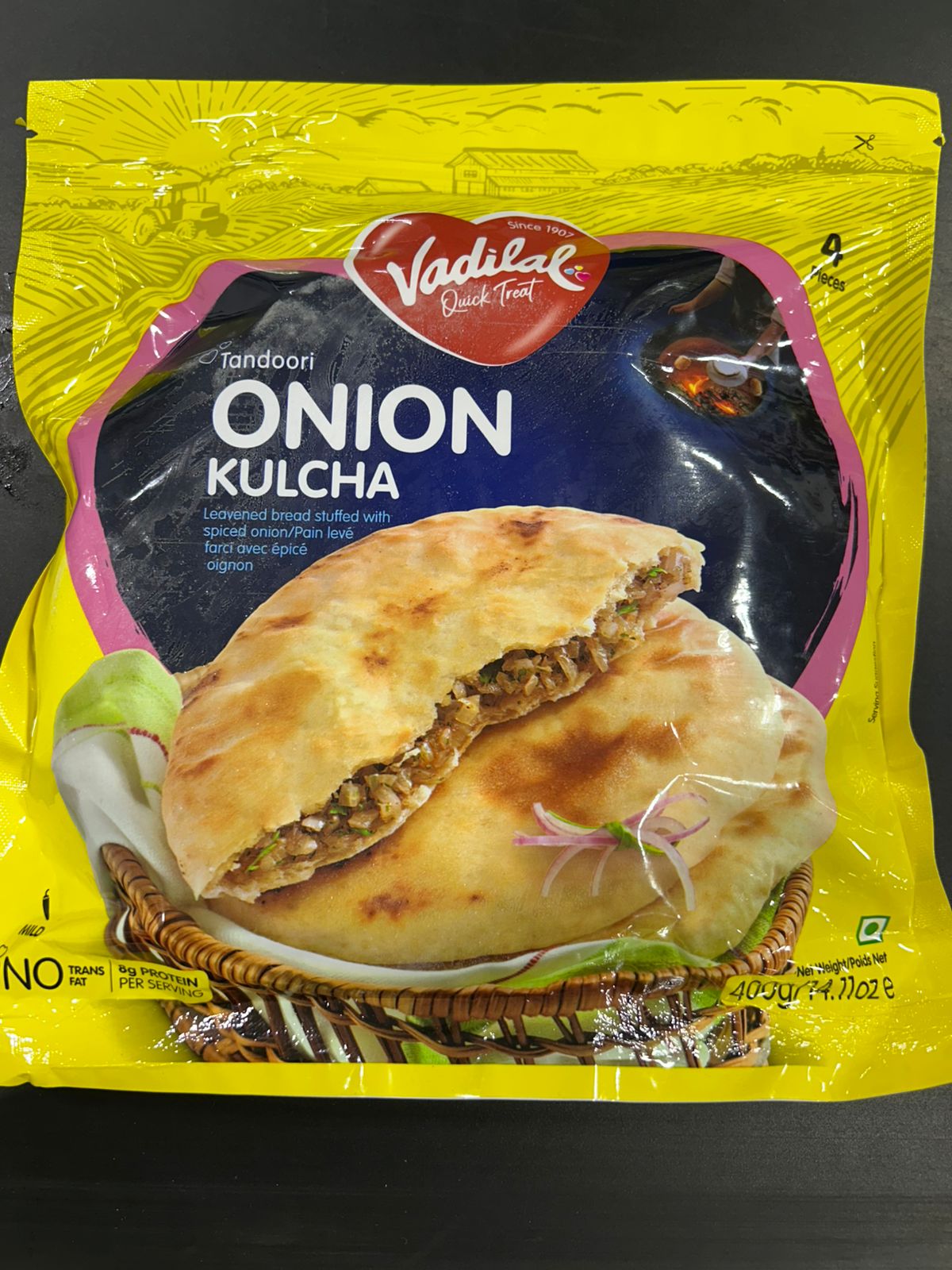 Vadilal TANDOORI ONIN KULCHA 100G
