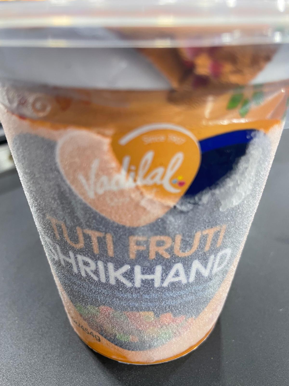 Vadilal Tuti Fruti Shrikhang 454G