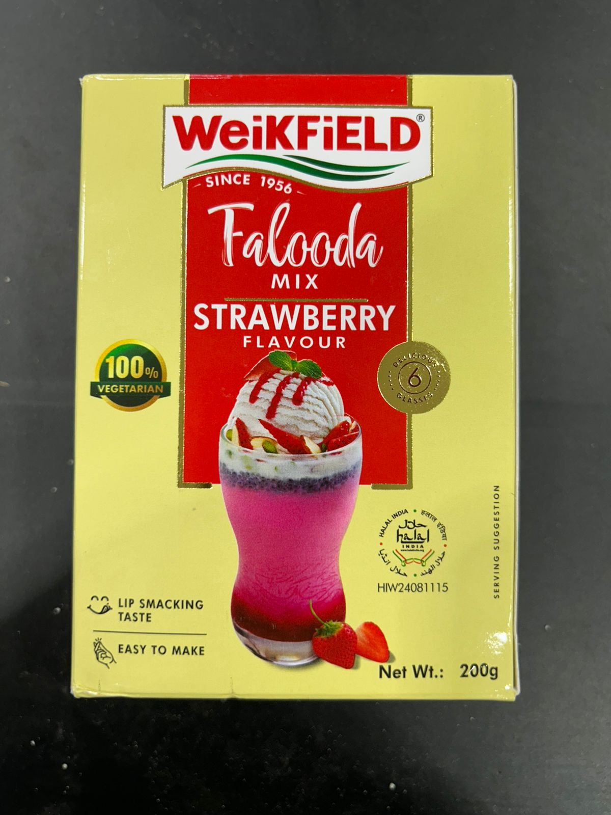 Weikfield Falooda Mix Sberry Mix 200