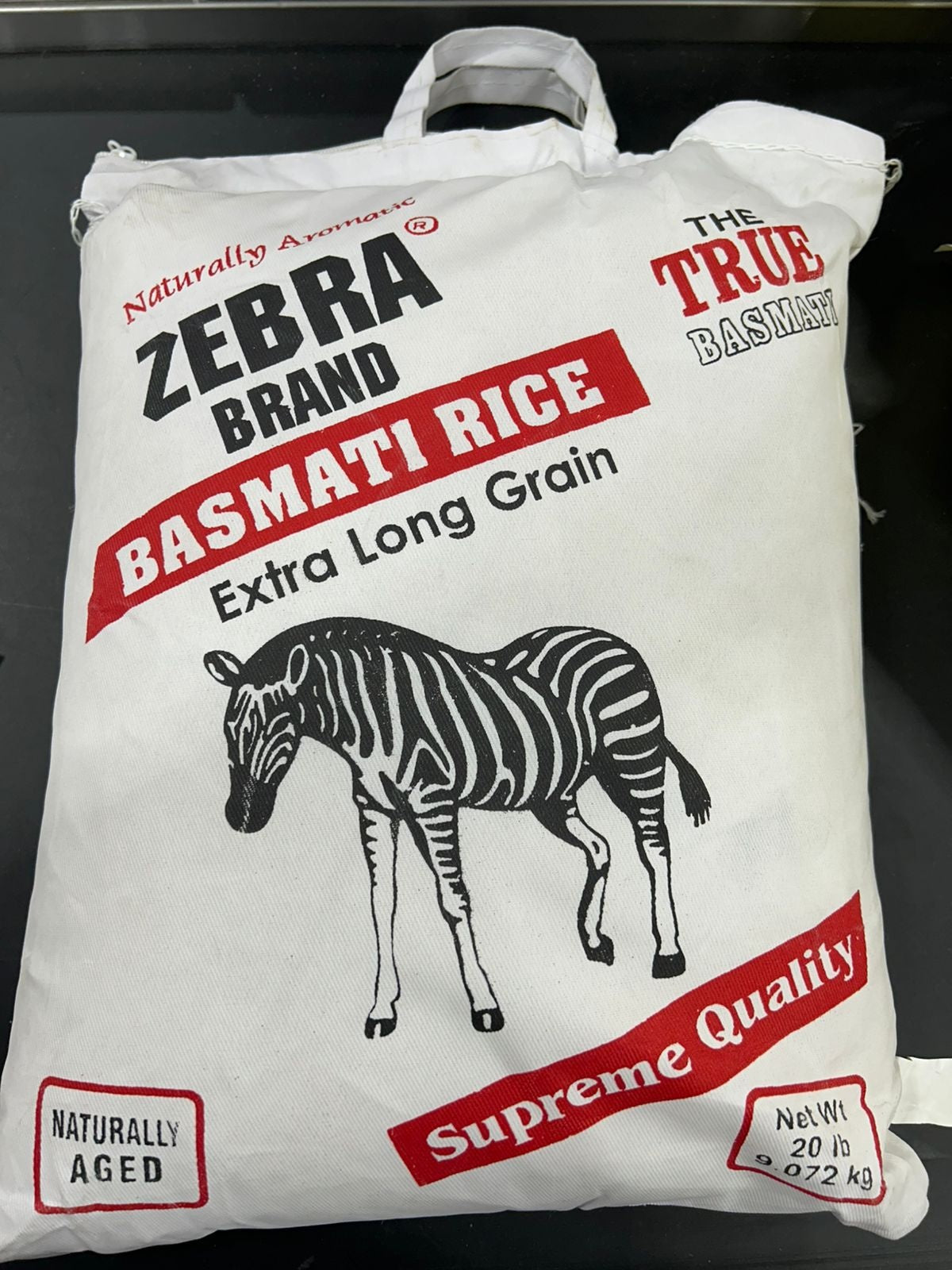 ZEBRA RICE 20LBS